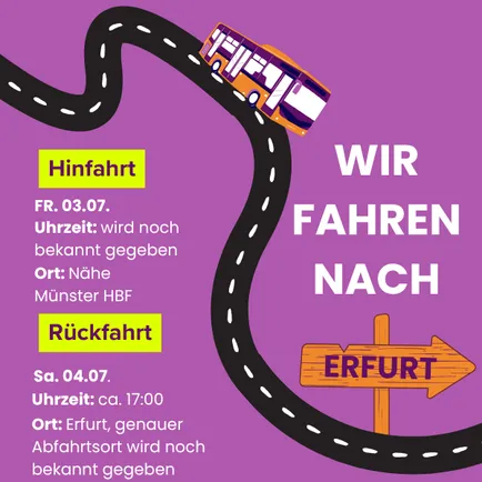  Bus 2 - Widersetzen - von Münster nach Erfurt
